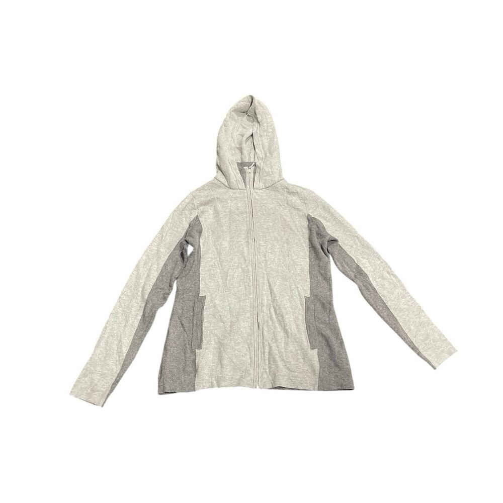 Rachel Zoe Colorblock Full Zip Hooded Sweater SZ XS Athletic Loungewear Casual